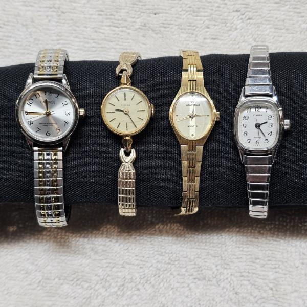 Four Vintage Women's Quartz Fashion Watches