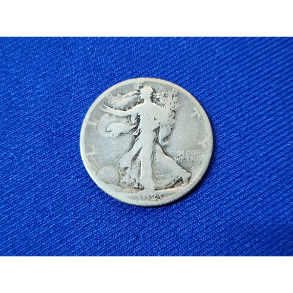 *RARE Mintage 208,000* 1921-D Walking Liberty 90% Silver Half Dollar - Highly Sought-After Coin!! 