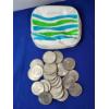 Image 1 : x24 Eisenhower Dollar Coins, Assorted Years, Face Value : $24.00