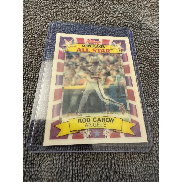 Kellogg's Corn Flakes Rod Carew Angels Baseball Card - Excellent Condition