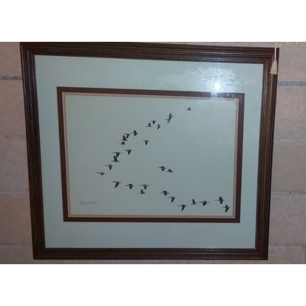 22" x 30" Flying Geese Ltd Edition Framed Print