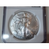 Image 2 : NGC MS69 2021 American Eagle - Heraldic Eagle T-1 Early Releases - 1 oz .999 Fine Silver