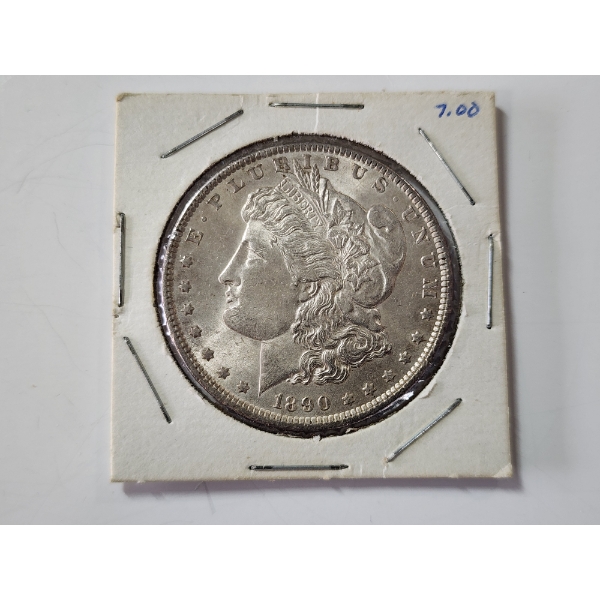 1890 90% Silver Morgan Dollar 