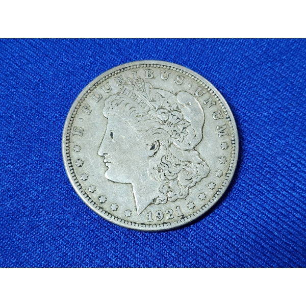 1921-D 90% Silver Morgan Dollar