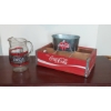 Image 1 : 3 Piece Coca Cola Lot - Crate Pitcher & Bucket As Shown