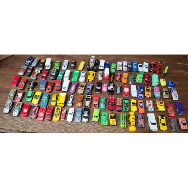 Assorted Die-Cast Cars Including Hot Wheels, Matchbox & More