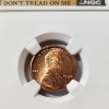Image 2 : NGC Mint Error Uncirculated 1994 Lincoln Cent - Struck Off Center North East Error Collection 