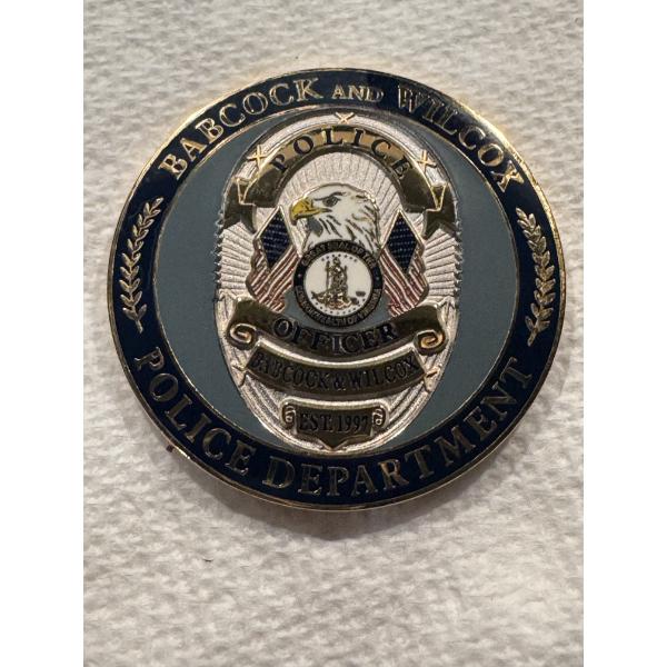 Unusual Babcock & Wilcox Police Department Challenge Coin - Mint Condition