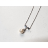 Image 2 : Sterling Silver Pearl Necklace - 18in - 1.5g 