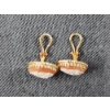 Image 4 : 14K Gold Cameo Earring Set - Weighing 10.6 Grams