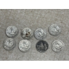 Image 2 : 90% Silver U.S. Quarters - FV $2.00 - Various Years