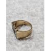 Image 6 : 14K Yellow Gold Men's "REM" Initial Ring (Size 9) featuring Round Cut Diamonds and Rubies 12.7g