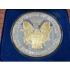 Image 5 : ONE POUND .999 FINE SILVER 1996 EAGLE ROUND ~ 373 GRAMS ~ 12 TROY OUNCES ~ Ft. Unique Coloring