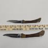 Image 2 : Pair of Vintage Pakistani Buck Style Folding Pocket Knives