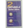 Image 5 : 2 Centuries Of Barber Dimes Display & $12.50 in Assorted State & Colorized Quarters!