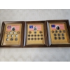 Image 1 : Lot of (3) Bicentennial Coin Displays - Full and Partially Filled