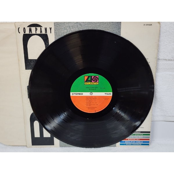 Bad Company 10 From 6 Vinyl Record in Original Sleeve by Atlantic Records
