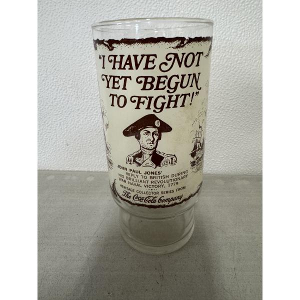 Rare John Paul Jones Coca Cola Collector Glass - 6" Tall - Mint Condition