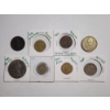 Image 1 : Lot of 8 Assorted World Coins & Tokens Dating Back to 1940's From Various Countries