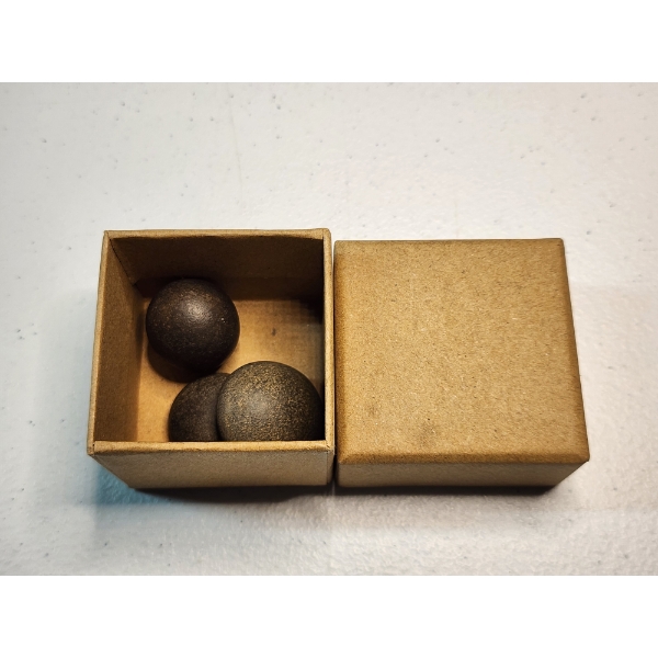 3 Small Stackable Rocks - Appears to be Part of a Game or Collection