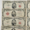 Image 2 : Ten United States Red Seal $5 Notes - Face Value $50.00
