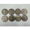 Image 1 : 8 - United States Silver Dollars - All Excellent Condition - 90% U.S. Silver Coins