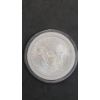 Image 2 : 2007 American Silver Eagle 1 Oz .999 Fine Silver Coin In Coin Capsule