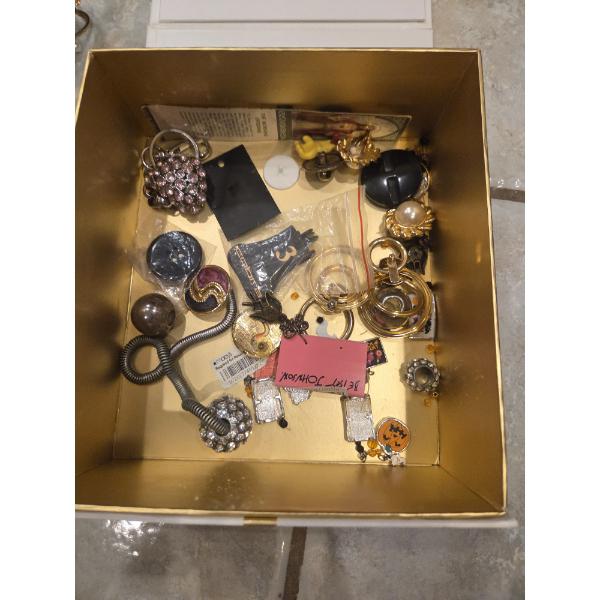 Necklace Storage, Box And Costume Jewelry