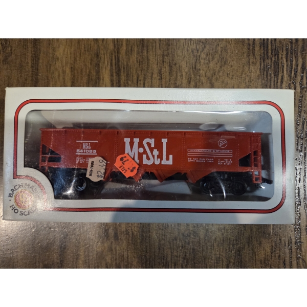 HO Scale Approximately 8'' Bachman Missouri & St. Louis Quad Hopper In Box
