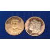 Image 1 : (2) One AVDP 0z .999 Fine Copper Rounds