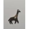 Image 2 : Sterling Silver Giraffe Pin - Weight: 1.8g