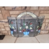 Image 5 : *Pick Up At Mantua Home-No Shipping Available* Striking Vintage Stained Glass 33''x43'' Fireplace Sc