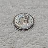 Image 2 : 1854 90% Silver Seated Liberty Half-Dime FV: $.05