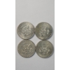 Image 2 : (4) Assorted Years/Mint Marks United States 40% Silver Kennedy Half Dollars - Face Value: $2.00