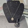 Image 1 : Egyptian Pharaoh Necklace and Black Stone Ring - 21.8g TW 