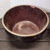 Image 3 : Two Vintage Unmarked Stoneware Mixing or Dough Bowls ~ 10 & 11 Inches Wide!