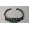 Image 2 : Vintage Sterling Silver Cuff Bracelet with Turquoise Stones - Weight: 33.0g