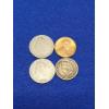 Image 1 : Assorted U.S. Coins: 1980-D Lincoln Penny w/ OH Stamp, x2 "V" Nickels, Indian Head Penny