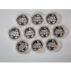 Image 6 : 10 Assorted BATMAN DC Comics Colorized Collectible Coins in Capsules