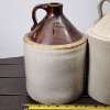 Image 9 : Two Smaller Vintage Stoneware Crocks ~ Both Unmarked ~ Likely One Gallon Crocks
