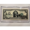 Image 1 : 2003 United States Jefferson WEST VIRGINIA $2.00 Bill In Hard Case Holder - Mint Condition - RARE