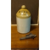 Image 1 : Important "BATEY / London" Stoneware Pottery WIne/Water Jug With Spigot - Excellent Cond - 13" Tall