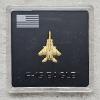Image 1 : Toromint Inc. Quantum Strike F-15 Eagle 99.9% 999 Fine Gold Bar In Capsule - 1/20 g AGW