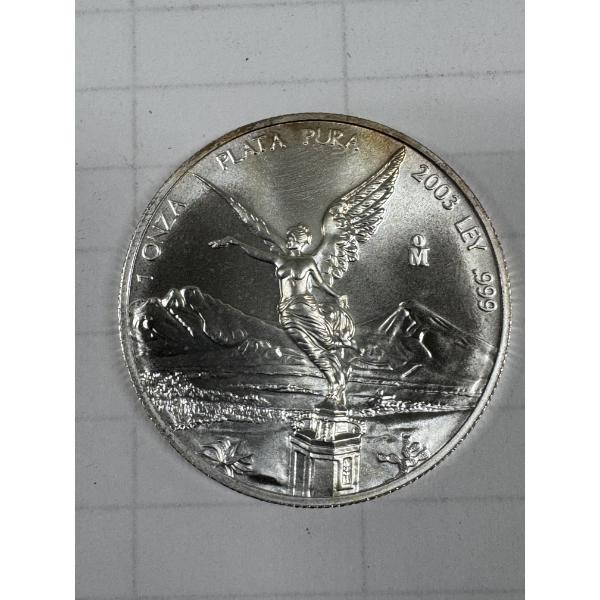 Rare 1982 Mexican Libertad .999 Silver Ounce Coin - MS Condition - Low Mintage