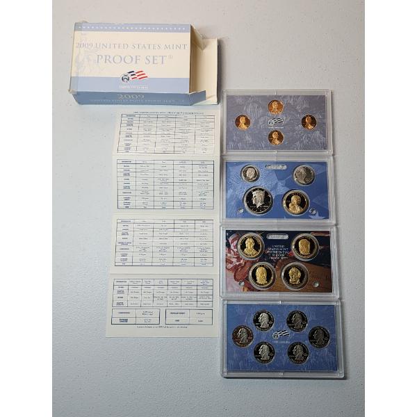 2009 United States Mint Proof Set with Original Box & Certificate of Authenticity