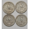 Image 2 : (4) United States 90% Silver Washington Head Quarters - 1951-D, 1952, 1952-D, 1952-S