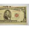 Image 3 : United States Series 1953-B Red Seal $5 Bill - In Protective Holder 