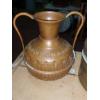 Image 2 : Antique Hand Tooled Copper Handled Vessel / Pot & Brass Lidded Cooker - See Pics