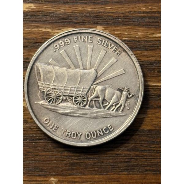 Engelhard Prospector 1 oz silver round - .999 Fine Silver