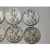 Image 4 : Assorted Years Silver Walking Liberty Half Dollars Face Value: $5.00